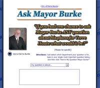 Ask Terre Haute Mayor Burke