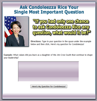 Ask Condoleezza