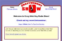 Crazy Web Guy Show