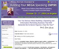 Mark Victor Hansen's MEGA speaking Empire