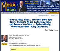 Mark Victor Hansen's Mega Marketing Magic