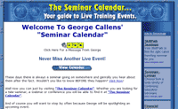 George Callens' Seminar Callendar