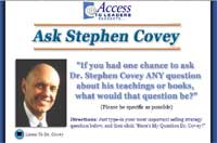 Ask Stephen Covey